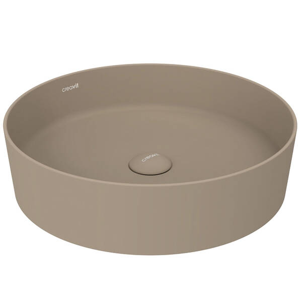 LP145-00CM00E-0000  Раковина Loop round на стільницю 45см,  Cappucino Matt — фото 2