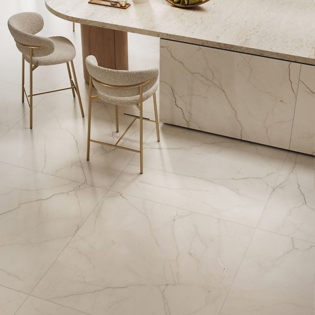 ARCADIA STONE WHITE MATT RECT (1 сорт)