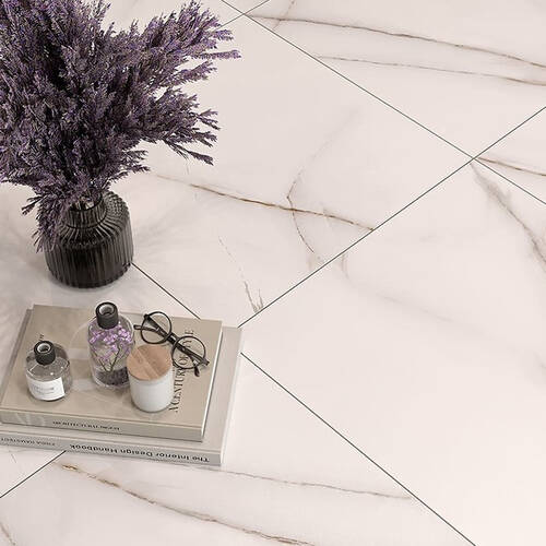 Керамограніт Opoczno Pl+ Bellaro White Satin Rect 59,8x59,8 см, фото 1