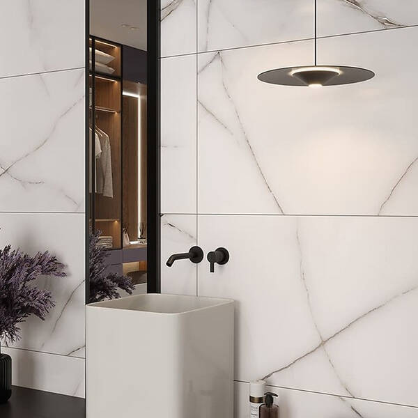 BELLARO WHITE SATIN RECT
