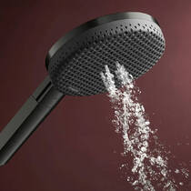 Душова система Hansgrohe Raindance Alive S 24596340 300 2jet EcoSmart з ShowerSelect Comfort чорний матовий хром, фото №5