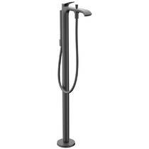 Змішувач для ванни Hansgrohe Vivenis 75445340 підлоговий, чорний матовий хром, фото №2
