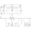 Ванна кварилова Villeroy & Boch Subway 3.0 UBQ170SBW2TDV-01 170x75 см, білий, фото 4