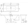 Ванна кварилова Villeroy & Boch Subway 3.0 UBQ180SBW2TDV-01 180x80 см, білий, фото 4