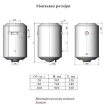 Водонагреватель Novatec Standart NT-S 100 100 л 1,5 кВт, фото №5