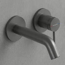 Змішувач прихованого монтажу для раковини Hansgrohe Tecturis S 73350340 чорний матовий хром