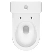 Унитаз-компакт 931 Cersanit Remo Pro Oval Tornado 011 ( CCKZ1016890001 / K3030-001 ) безободковый, сиденье SLIM, белый глянец, фото №4