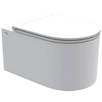 Унітаз підвісний Olympia Monolith MON1202V01  з кришкою з дюропласту C9MON01 білий, фото №2