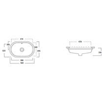 Раковина Olympia Ovale LIL4455001 56 см белый глянец, фото №3