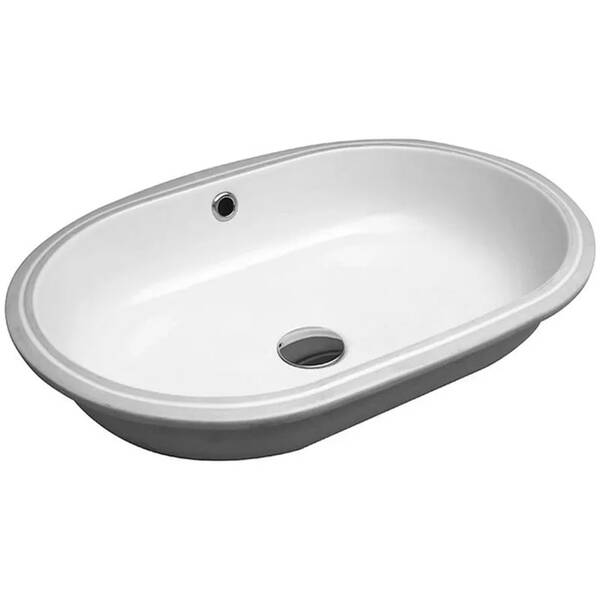 Раковина Olympia Ovale LIL4455001 56 см білий глянець, фото 2