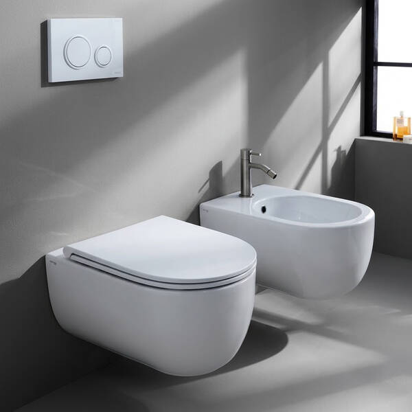 Унітаз підвісний Olympia Milady MIL120201 з кришкою Soft Close C5CN01 білий глянець