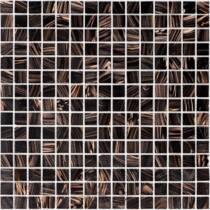 Мозаїка MOZAICO DE LUX K-MOS CBB003 DARK BROWN  32,7х32,7 см