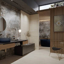 Керамограніт Cerrad Gres Dignity Beige Rect 120x120 см, фото №3