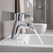 Змішувач для біде Hansgrohe Focus 31922000 з гарнітурою для зливу push-open, хром, фото №1