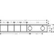 Смеситель скрытого монтажа для душа Hansgrohe RainSelect 15381340 с термостатом с 3 функциями, матовый черный хром, фото 3