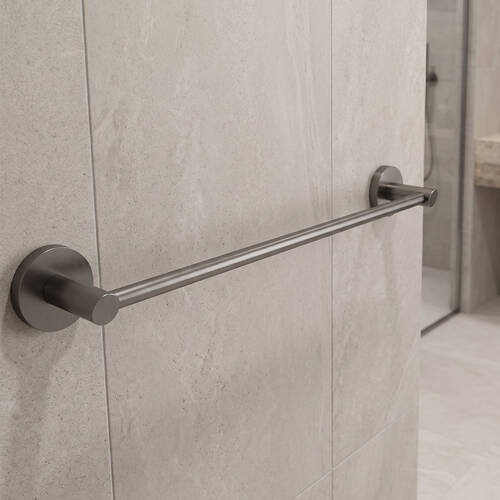 Тримач для рушників Devit Flow DFL21010101GM, 600мм, колір Gun Metal PVD, фото 1
