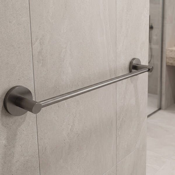 Тримач для рушників Devit Flow DFL21010101GM, 600мм, колір Gun Metal PVD, фото 1