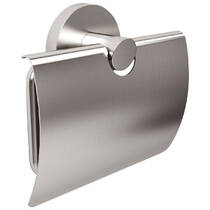 Тримач туалетного паперу з кришкою Devit Flow DFL40000618BN, Brushed Nickel PVD, фото №2