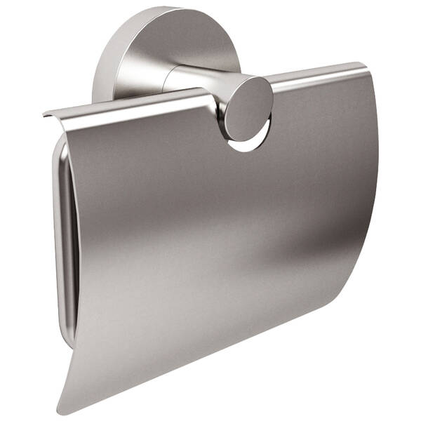 DFL40000618BN Flow Тримач туалетного паперу з кришкою, колір Brushed Nickel PVD