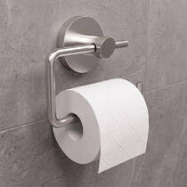 Тримач туалетного паперу без кришки Devit Flow DFL41000601BN, Brushed Nickel PVD, фото №1