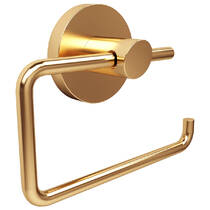 Тримач туалетного паперу без кришки Devit Flow DFL41000601BG, колір Brushed Gold PVD, фото №2