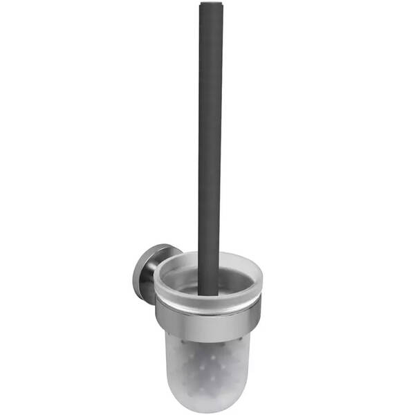 DFL21010501GM Flow Щітка для унітазу з тримачем, підвісний, колір Gun Metal PVD