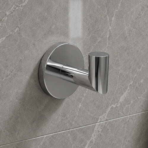 Гачок одинарний Devit Flow DFL60000202C, колір хром, фото 1