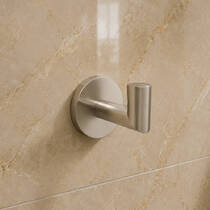 Гачок одинарний Devit Flow DFL60000202BN, Brushed Nickel PVD