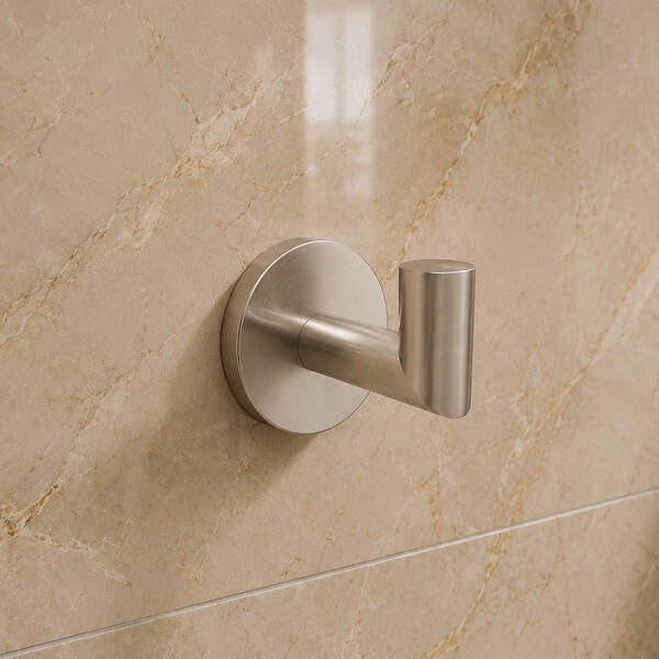 Гачок одинарний Devit Flow DFL60000202BN, Brushed Nickel PVD, фото 1