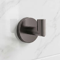 Гачок одинарний Devit Flow DFL60000202GM, колір Gun Metal PVD