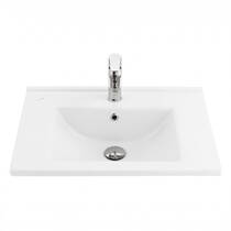 Тумба Creavit Alinda AD0060.10.PB 60 см з раковиною SU, білий, фото №4