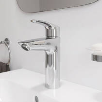 Змішувач для раковини Grohe Eurosmart 23923003 з донним клапаном клік-клак, хром