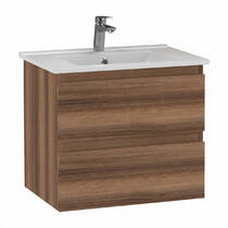 Тумба Creavit Alinda AD0060.10.VV 60 см з раковиною SU, Walnut (волоський горіх), фото №2
