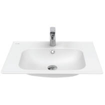 Тумба Creavit E10 E10.LD065.2CK.GRI 65 см з раковиною Erine, сірий, фото №4