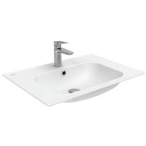 Тумба Creavit E10 E10.LD065.2CK.GRI 65 см з раковиною Erine, сірий, фото №3