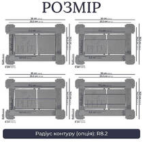 Клавіша змиву прихована Edplit M2 PRO E10052 для  Geberit Sigma, фото №3