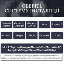 Клавіша змиву прихована Edplit M2 PRO E10052 для  Geberit Sigma, фото №5
