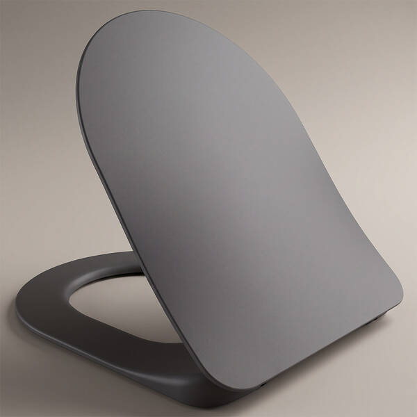 Кришка з сидінням для унітаза Creavit Free KC0903.01.0400E Soft Close, Anthracite Matt (антрацит матовий)