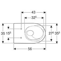 Унитаз напольный Geberit iCon 503.081.00.1 TurboFlush белый, фото №4