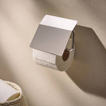 Держатель для туалетной бумаги Hansgrohe AddStoris S 41783000 с крышкой, хром