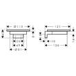 Мильниця Hansgrohe AddStoris S 41766000 з тримачем, хром, фото 3