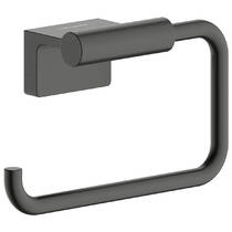Держатель для туалетной бумаги Hansgrohe AddStoris S 41788340 черный хром брашированный, фото №2