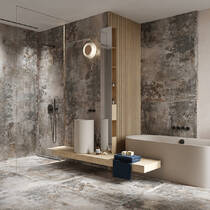 Керамограніт Cerrad Gres Endless Time Rust Silky Cristal Lappato 60x60 см, фото №3