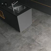 Керамогранит Cerrad Gres Softcement Graphite Rect 120x120 см, фото №1