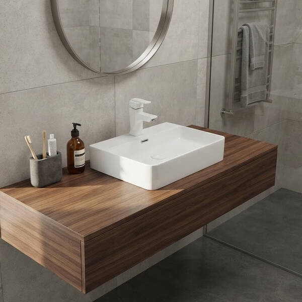 Раковина Hes Ultra HDA6041F Dao 60 см білий глянець