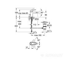 Смеситель для биде Grohe Eurocube 23138, фото №2