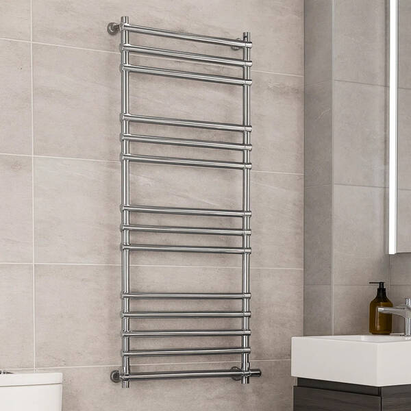 Полотенцесушитель электрический Margaroli Sole 564/B 570х996 мм хром 200 Вт, фото 1