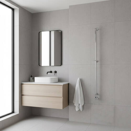 Полотенцесушитель электрический Margaroli Arcobaleno 616/L 1655х32 мм хром 45 Вт, фото 1