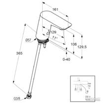 Смеситель для раковины Kludi Balance 5220505, фото №2