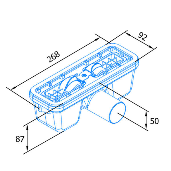 Душевой поддон San Swiss Ila WIR550905004 90х90х3 см четверть круга с ножками и сифоном, фото 7